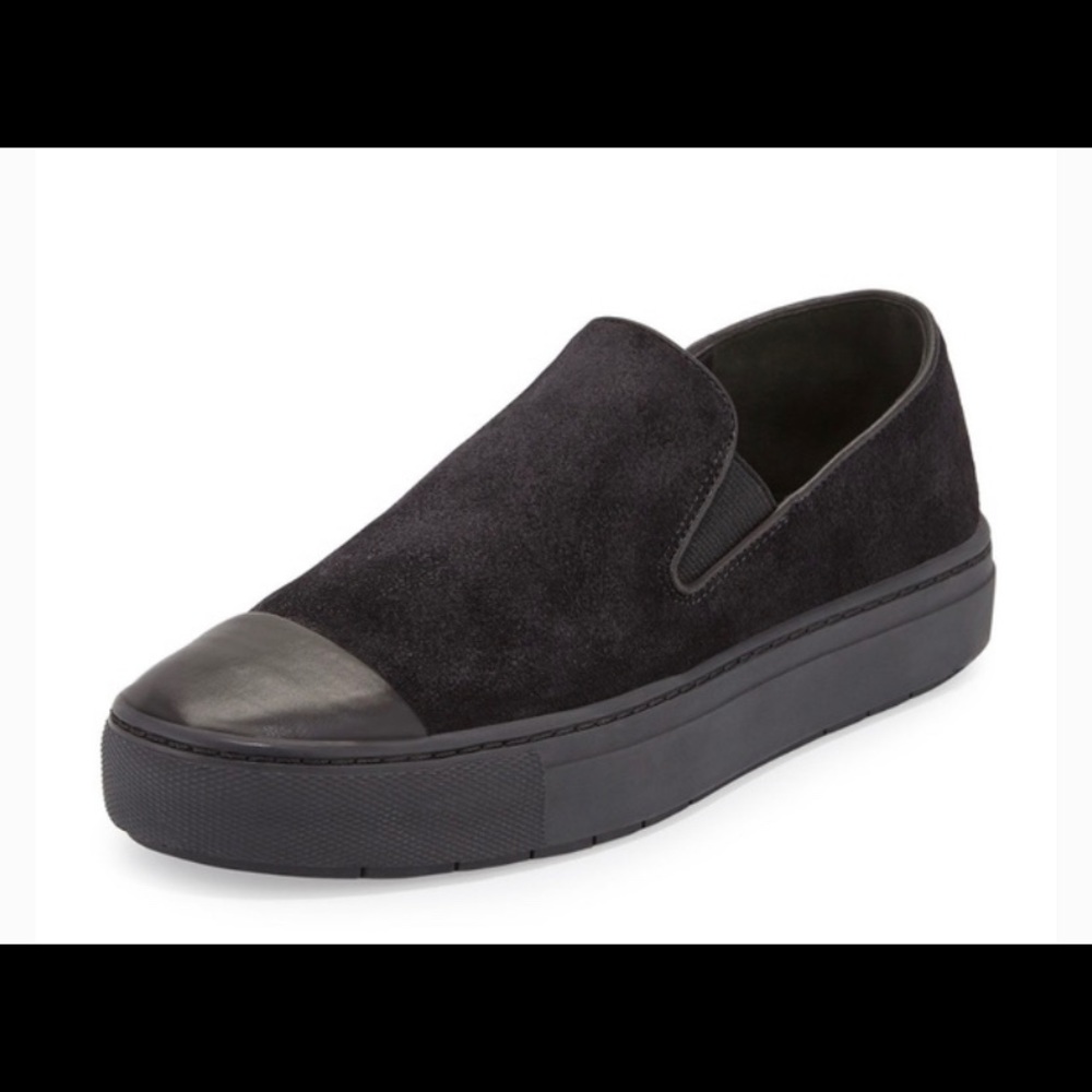 Vince Neda Black Suede/Leather Shoes, size 6